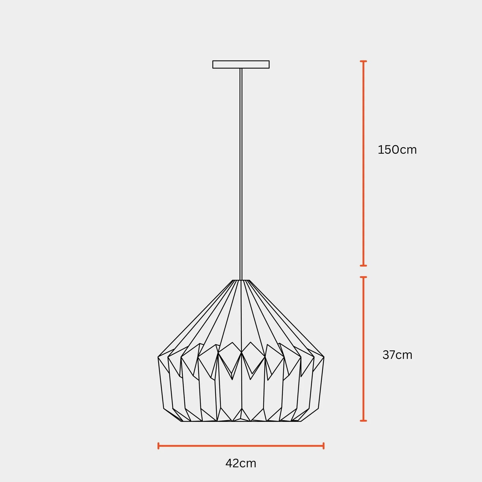 Canvas Pendant Lamp - Image 6