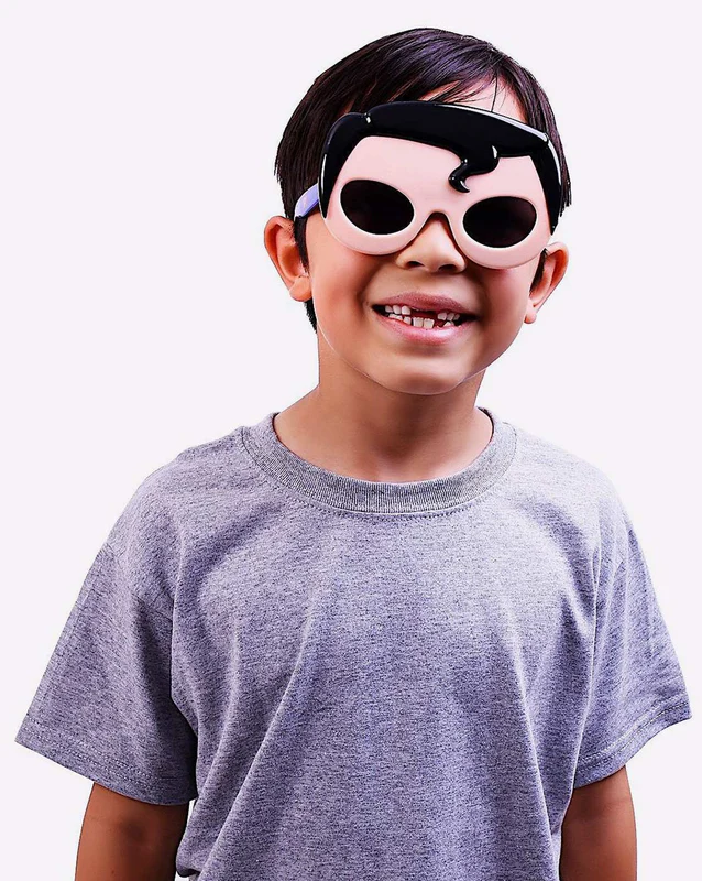 Cartoon Plastic Sunglass With Mask (Pack of 1) - Image 2