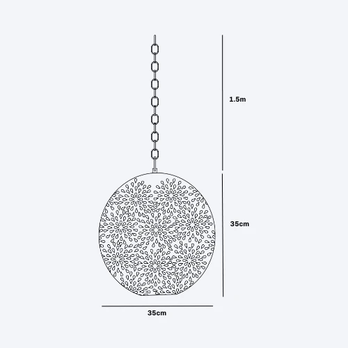 Casablanca 100 Pendant Lamp - Image 4