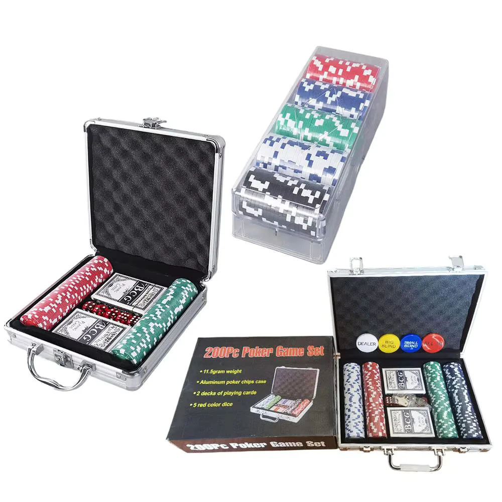 Casino Poker Chips Set Professional Casino Chip Set - Image 5