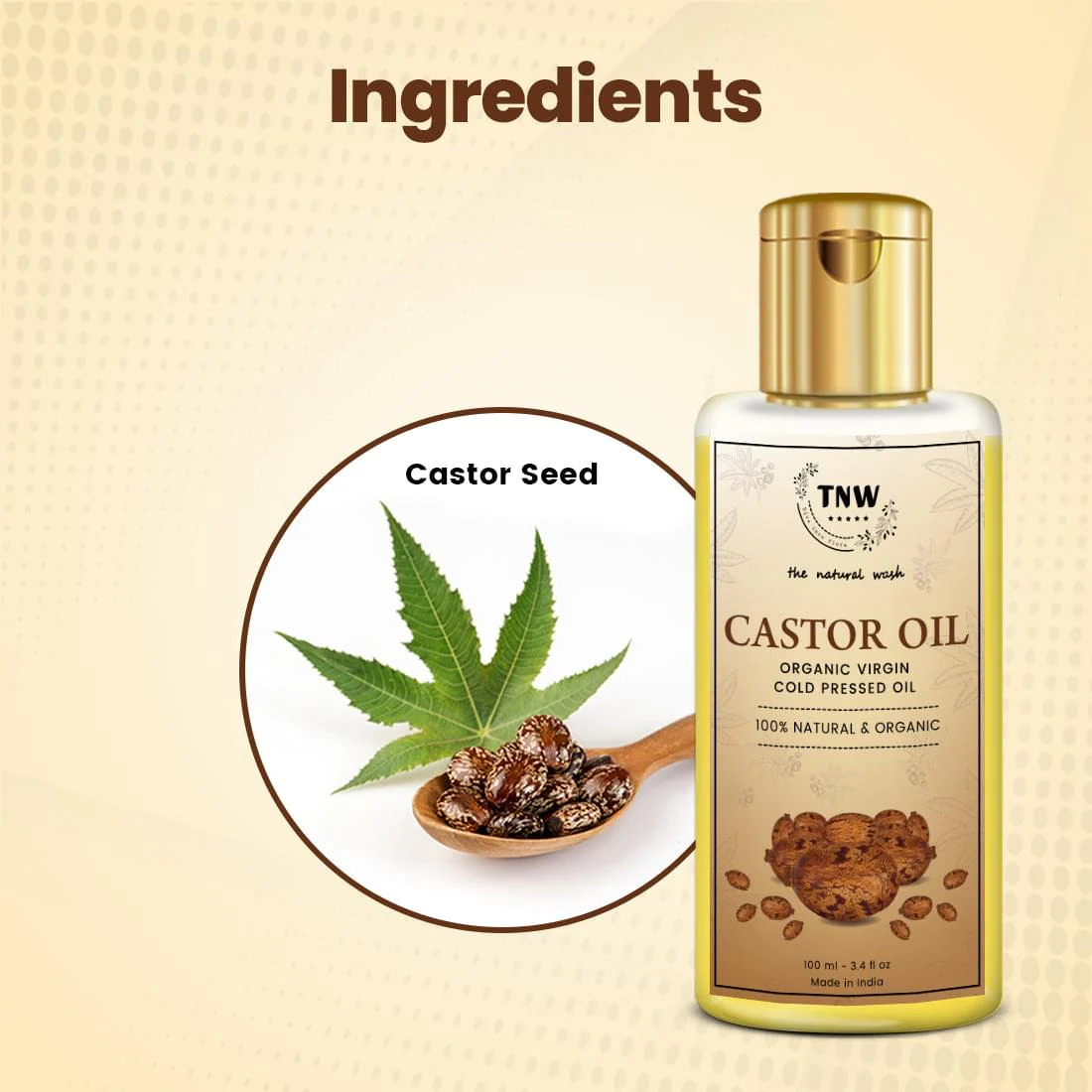 Castor Oil (Virgin & Cold Pressed) . - Image 2