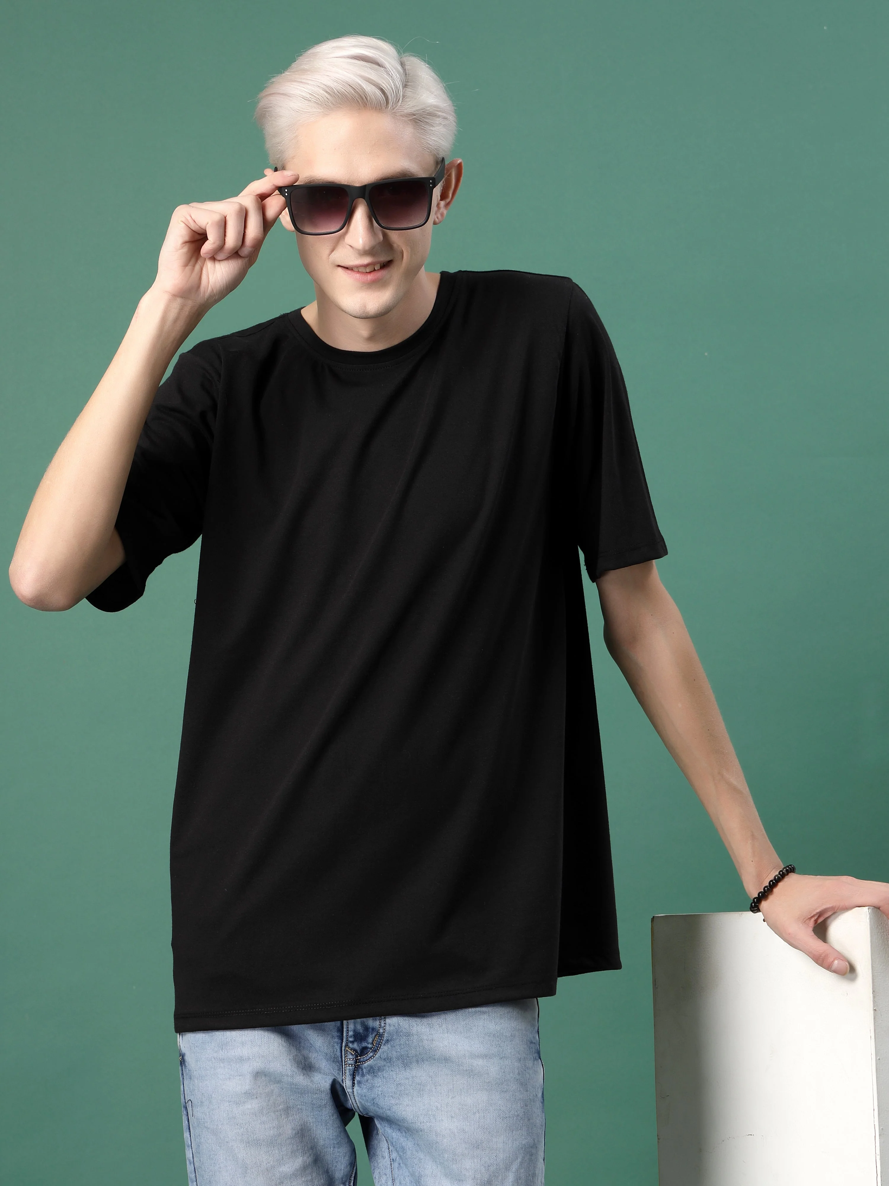 Casual Comfort Men's Oversized Cotton T-shirt - Image 2