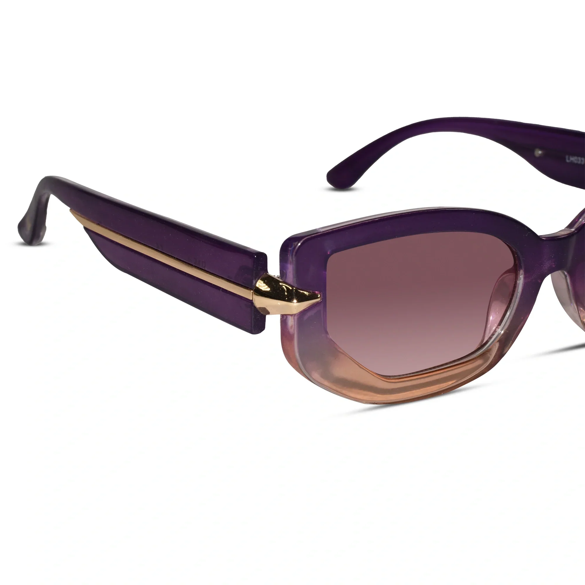Cat eye purple Sunglasses For Women - Image 3