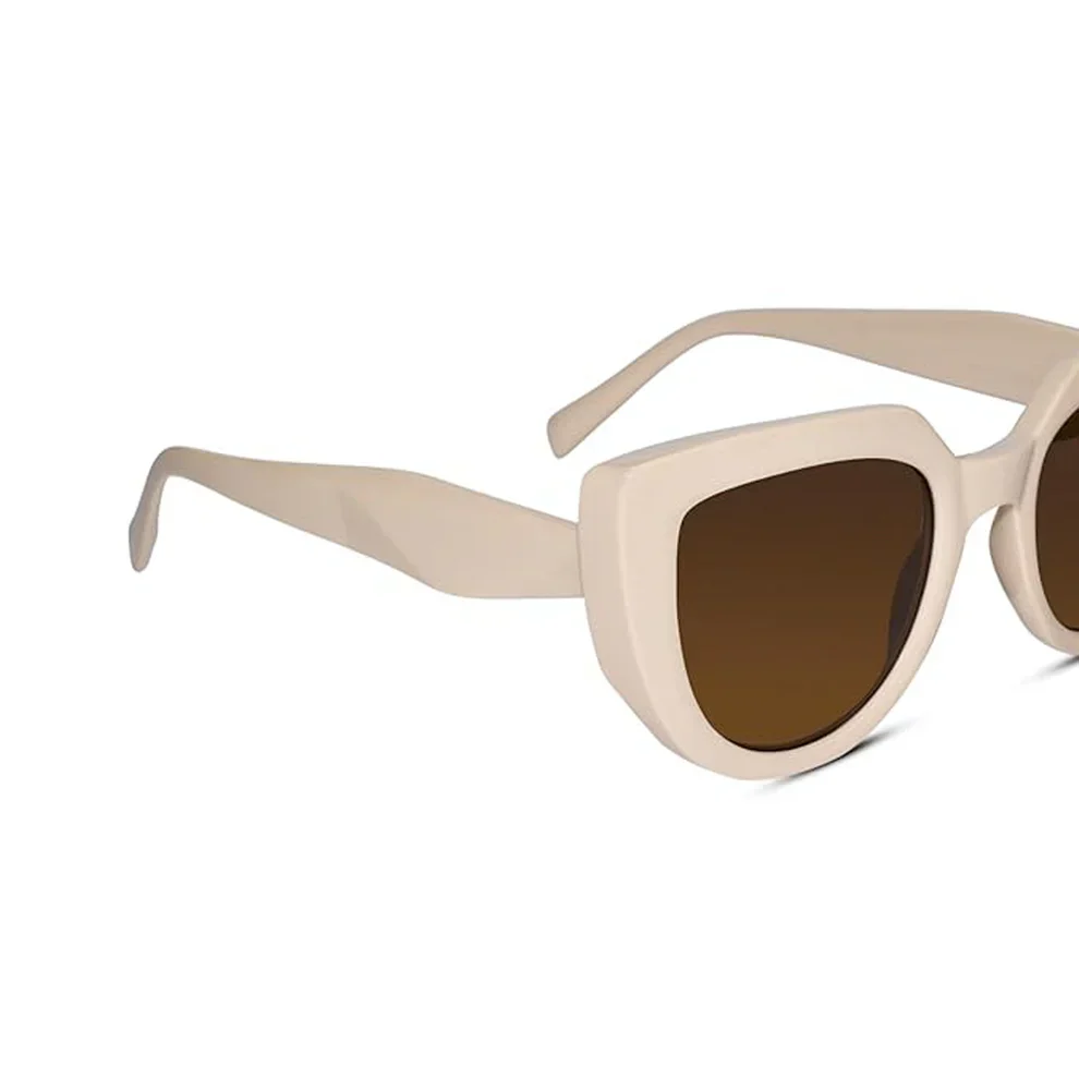 Cat Eye Wine Red Sunglasses for women - Image 11
