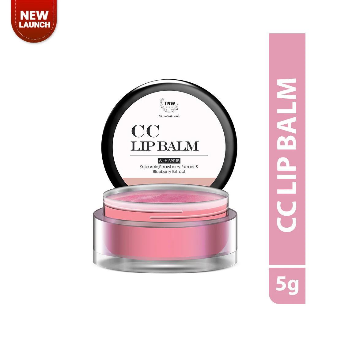 CC Lip Balm Strawberry | Brightens & Protects Lips - Image 11