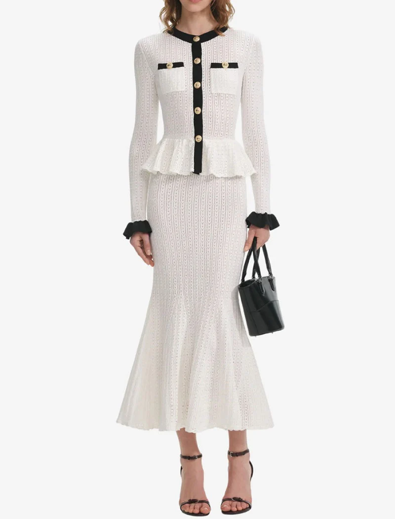 Celine Luxe Knit Skirt Set