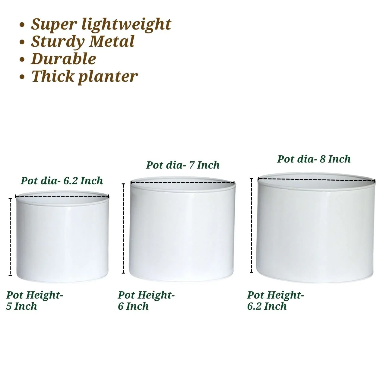 Centuria Metal Plant Pots - Image 2