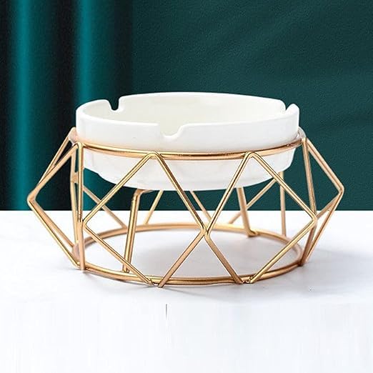 Ceramic Cigarette Box Ashtray, Ash Holder for Home Office Decoration (Style 3) - Image 5