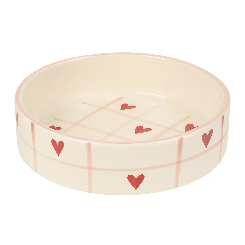 Ceramic Heart Cross Plate – Handcrafted Snack & Dessert Plate - Image 3