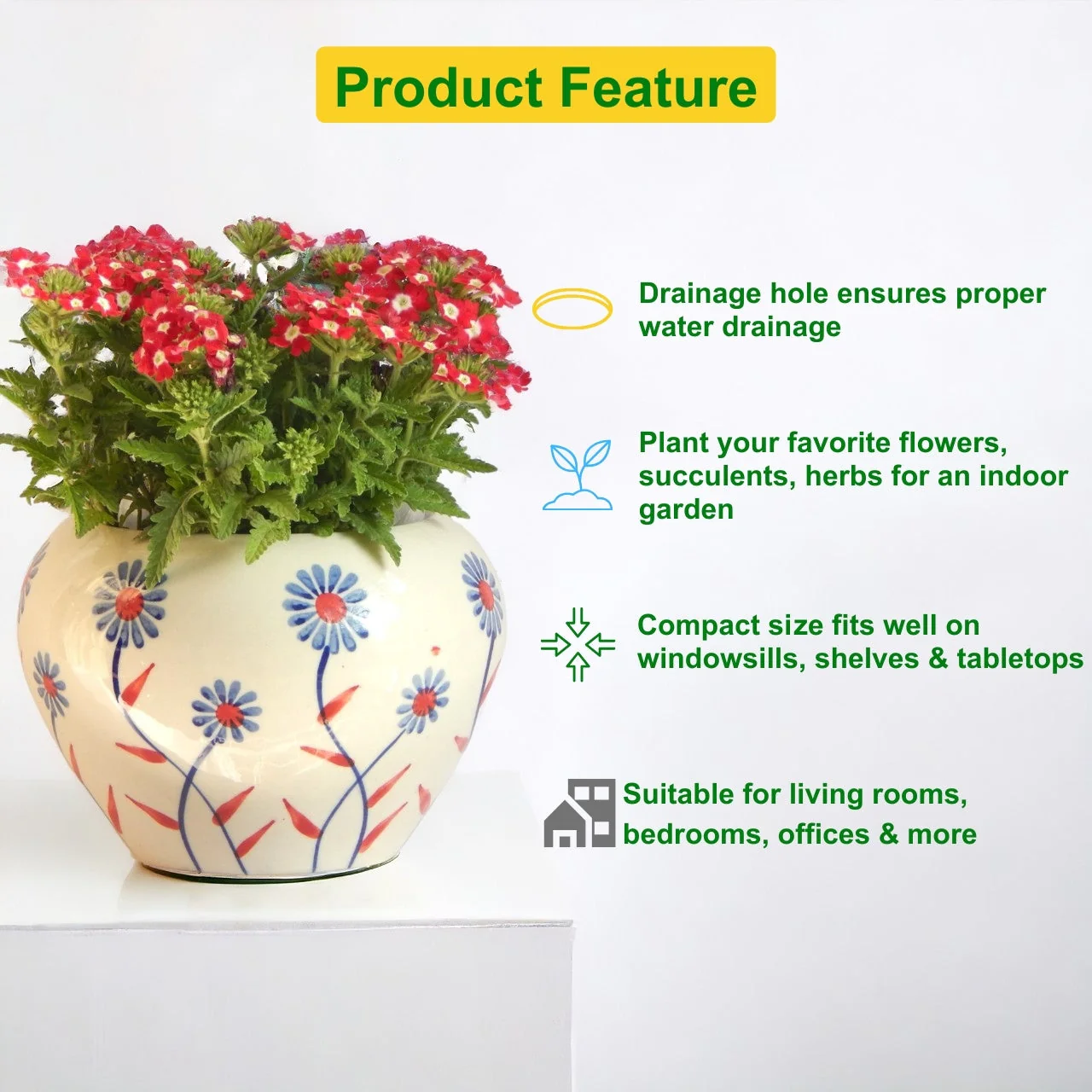 Ceramic Plant Pot - Image 4