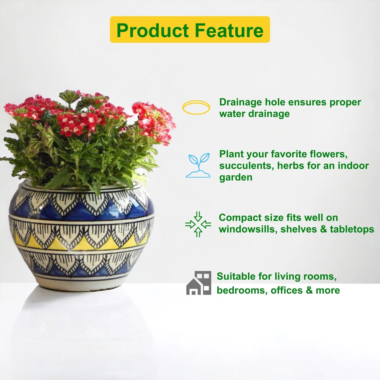 Ceramic Plant Pot - Image 4