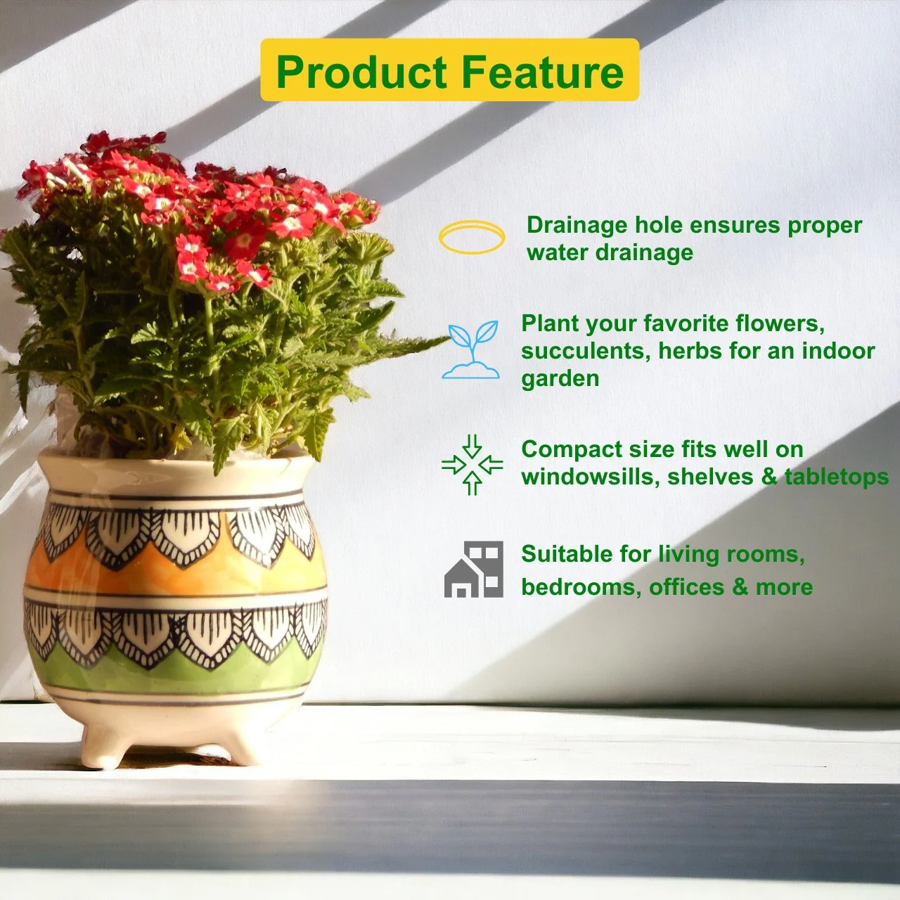 Ceramic Plant Pot - Image 4