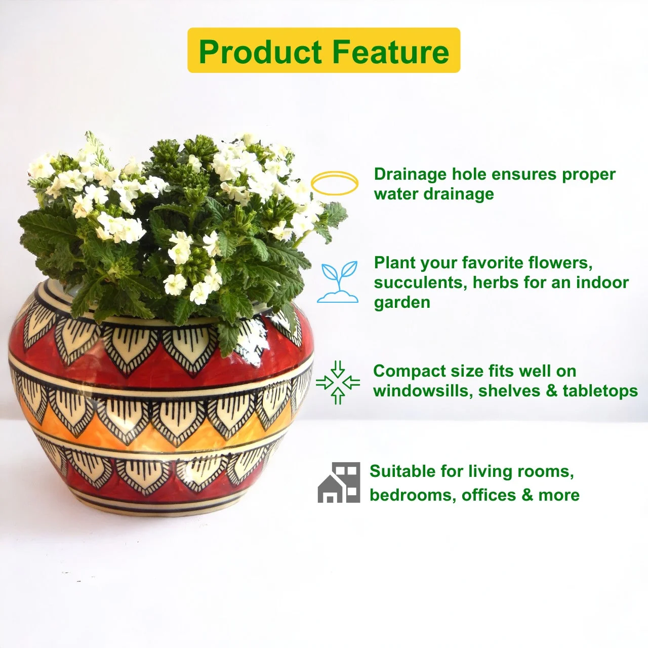 Ceramic Plant Pot - Image 4