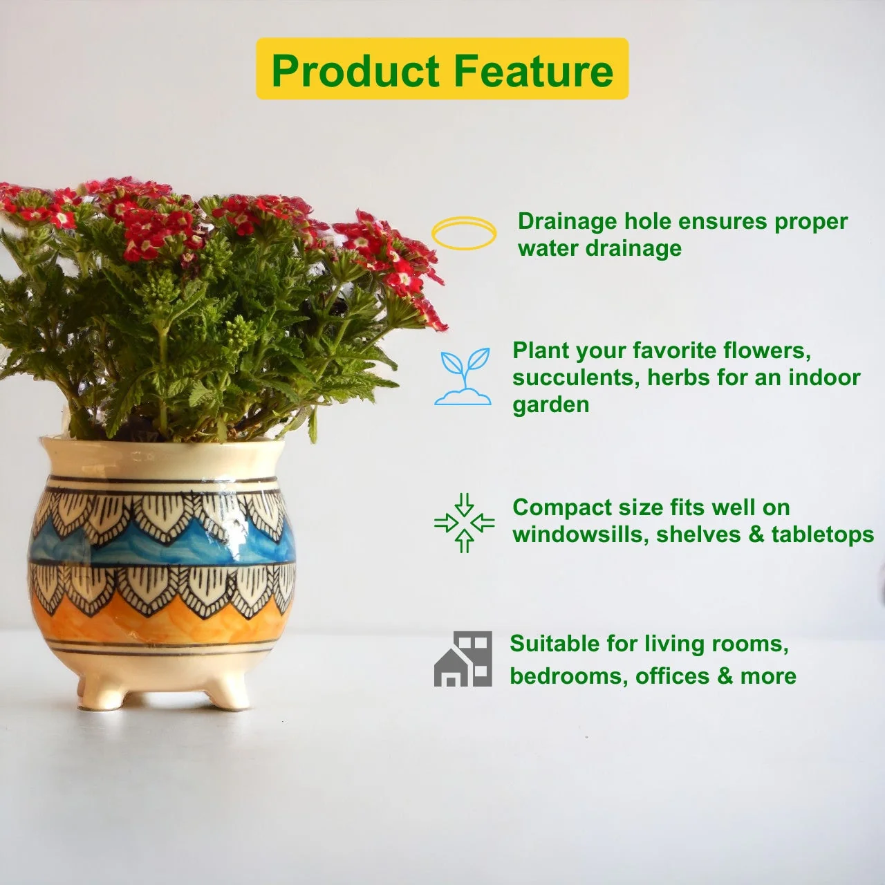 Ceramic Plant Pot - Image 4