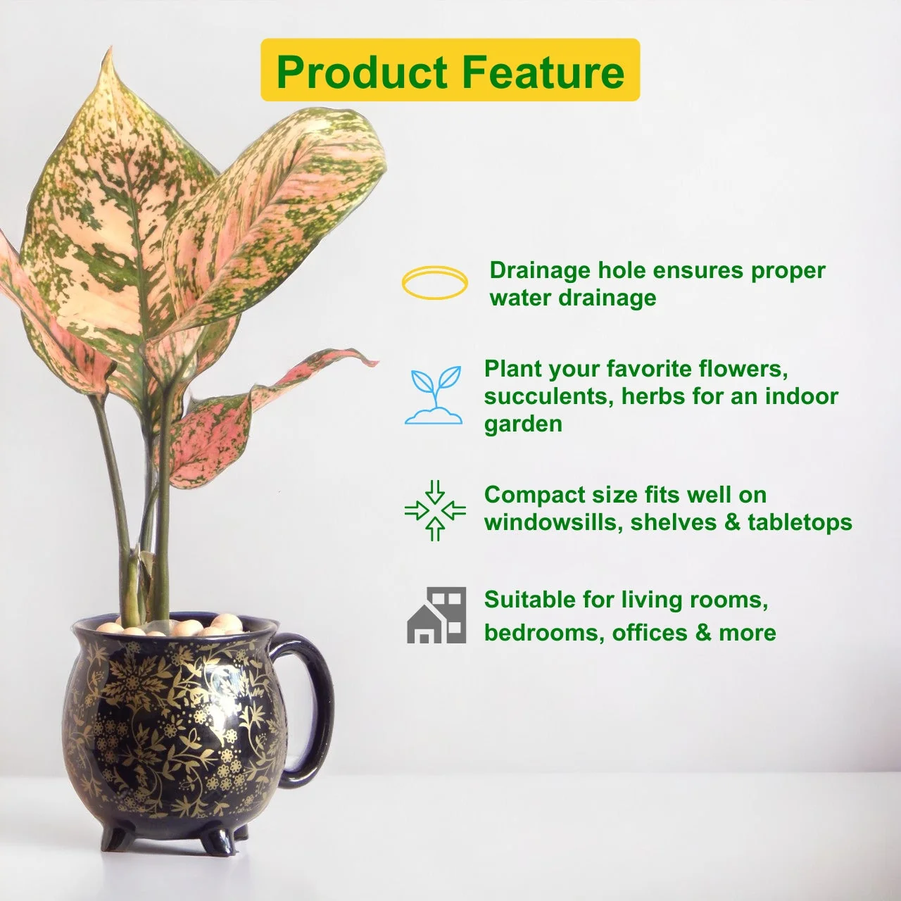 Ceramic Plant Pot - Image 4