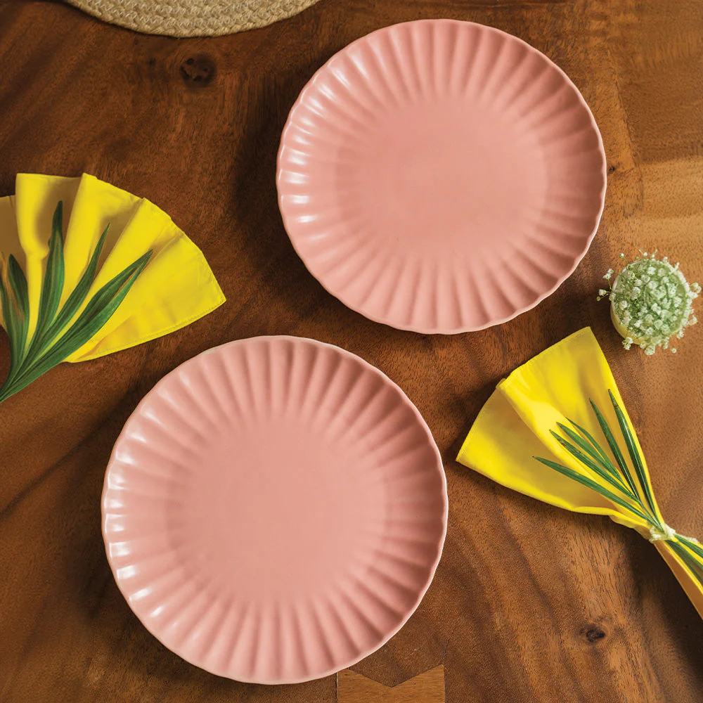 Ceramic Scallop Dinner Plate | Set Of 2 - Image 18