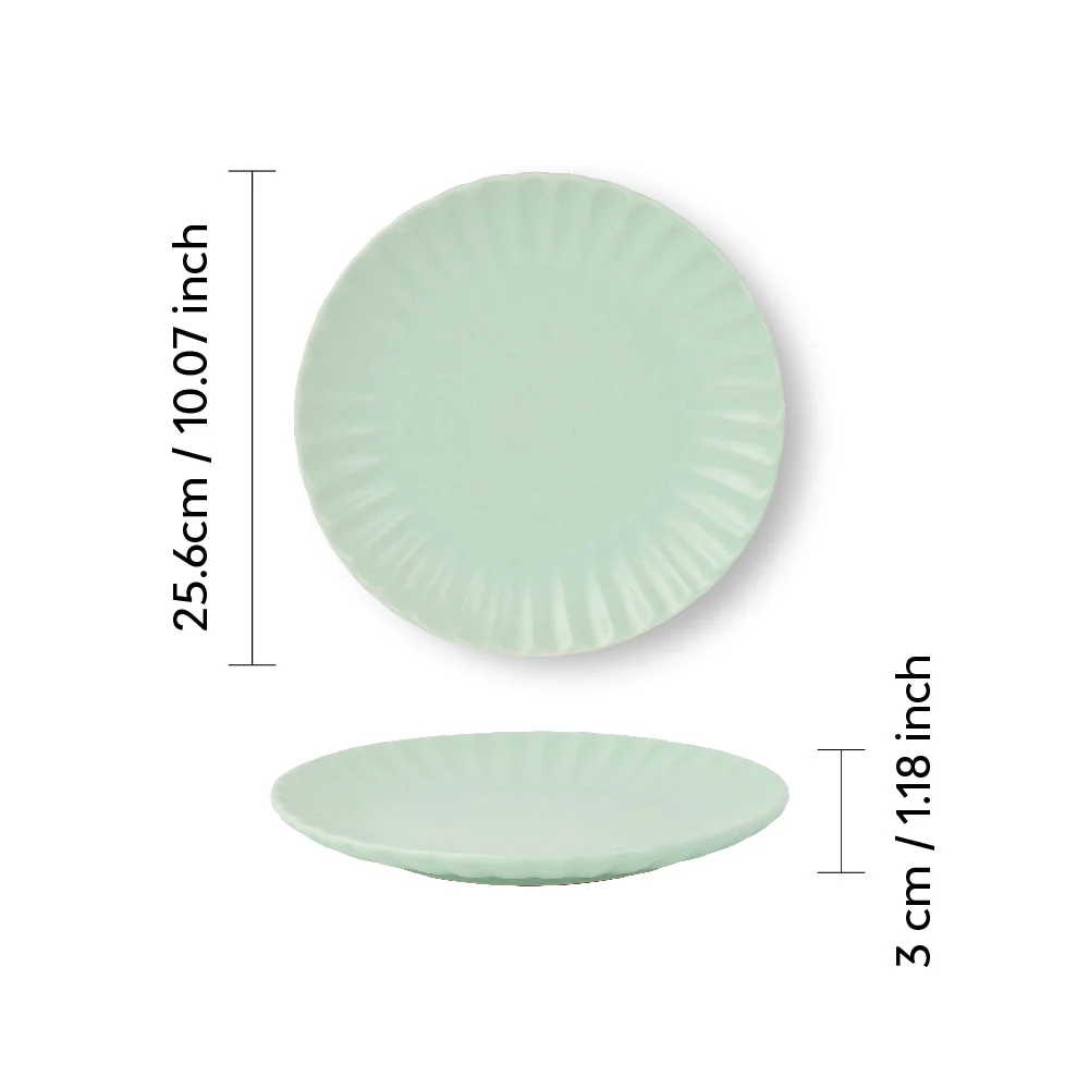 Ceramic Scallop Dinner Plate | Set Of 2 - Image 20