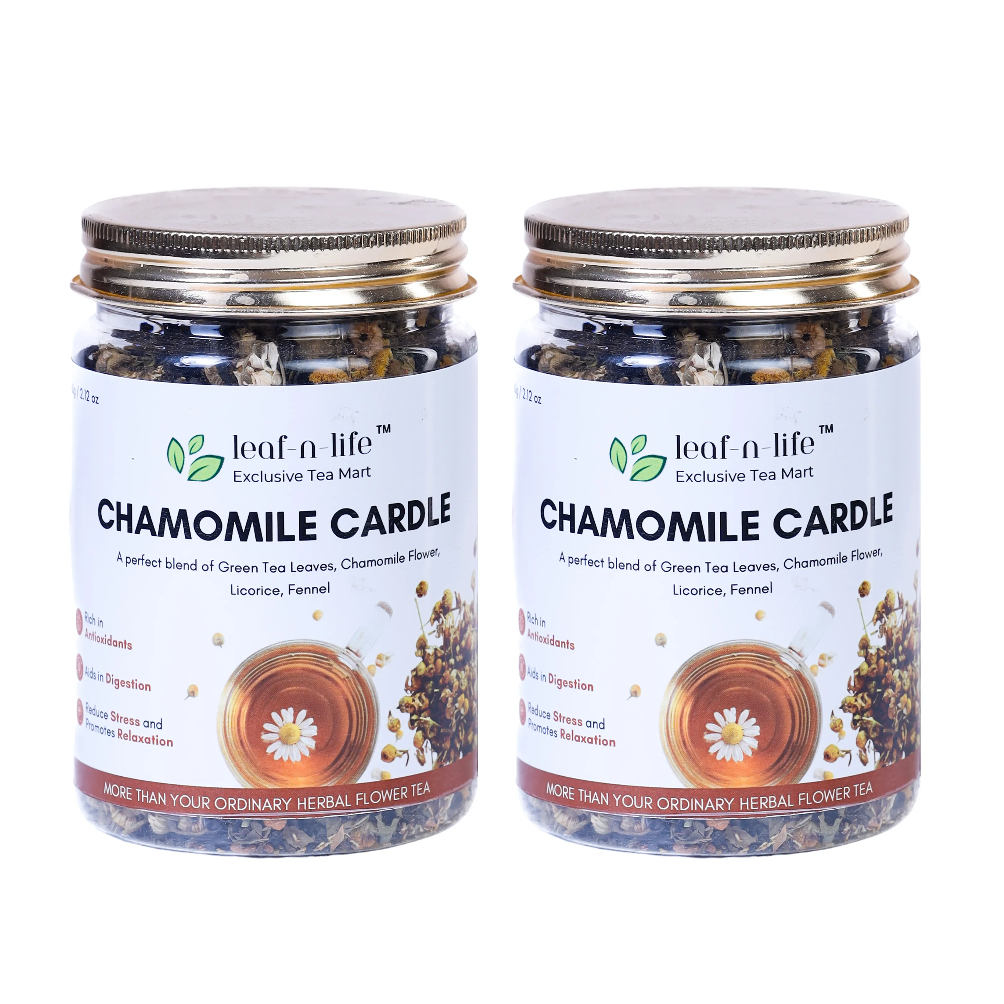 Chamomile Cardle – Chamomile Green Tea | Sleep & Anxiety Relief - Image 3