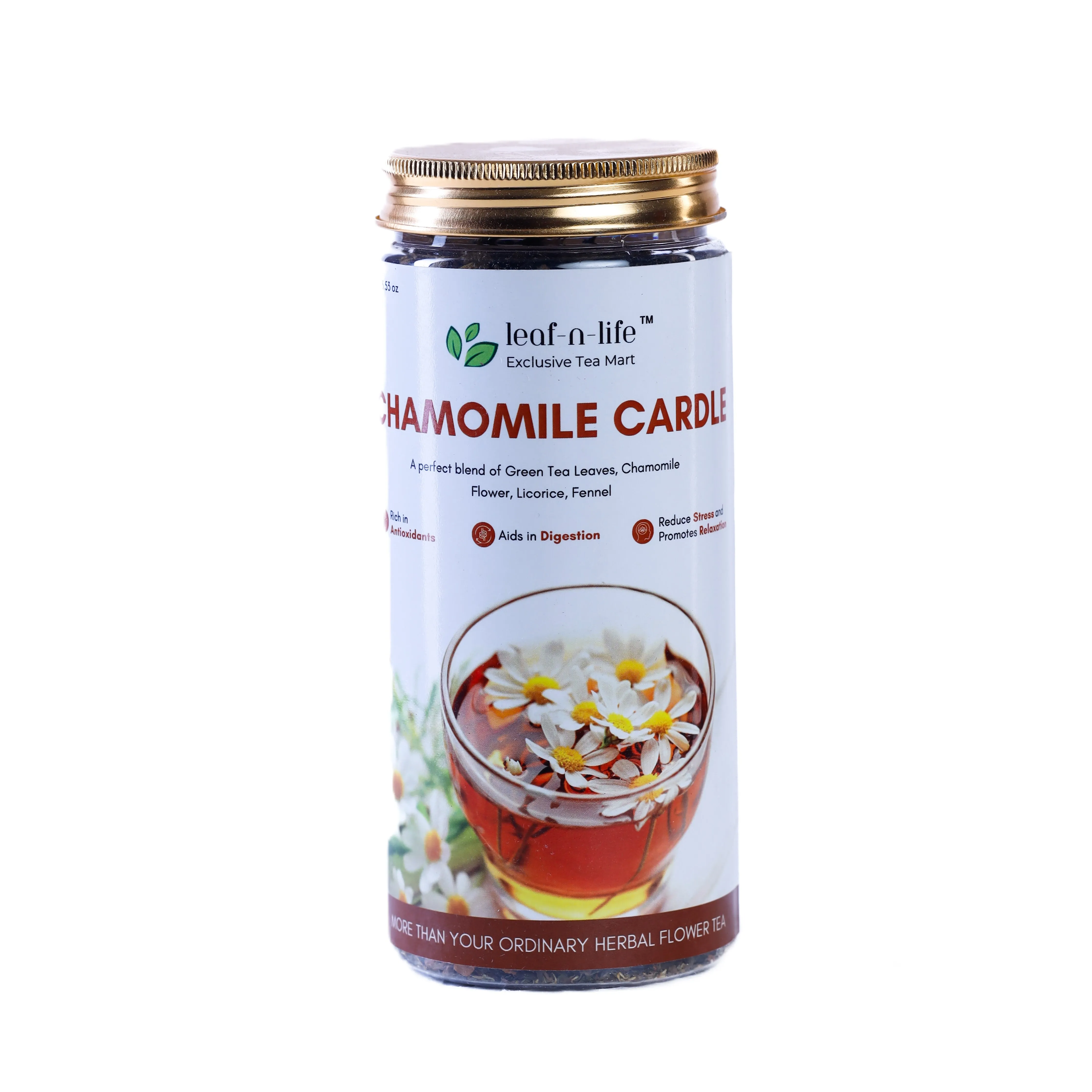 Chamomile Cardle – Chamomile Green Tea | Sleep & Anxiety Relief - Image 4
