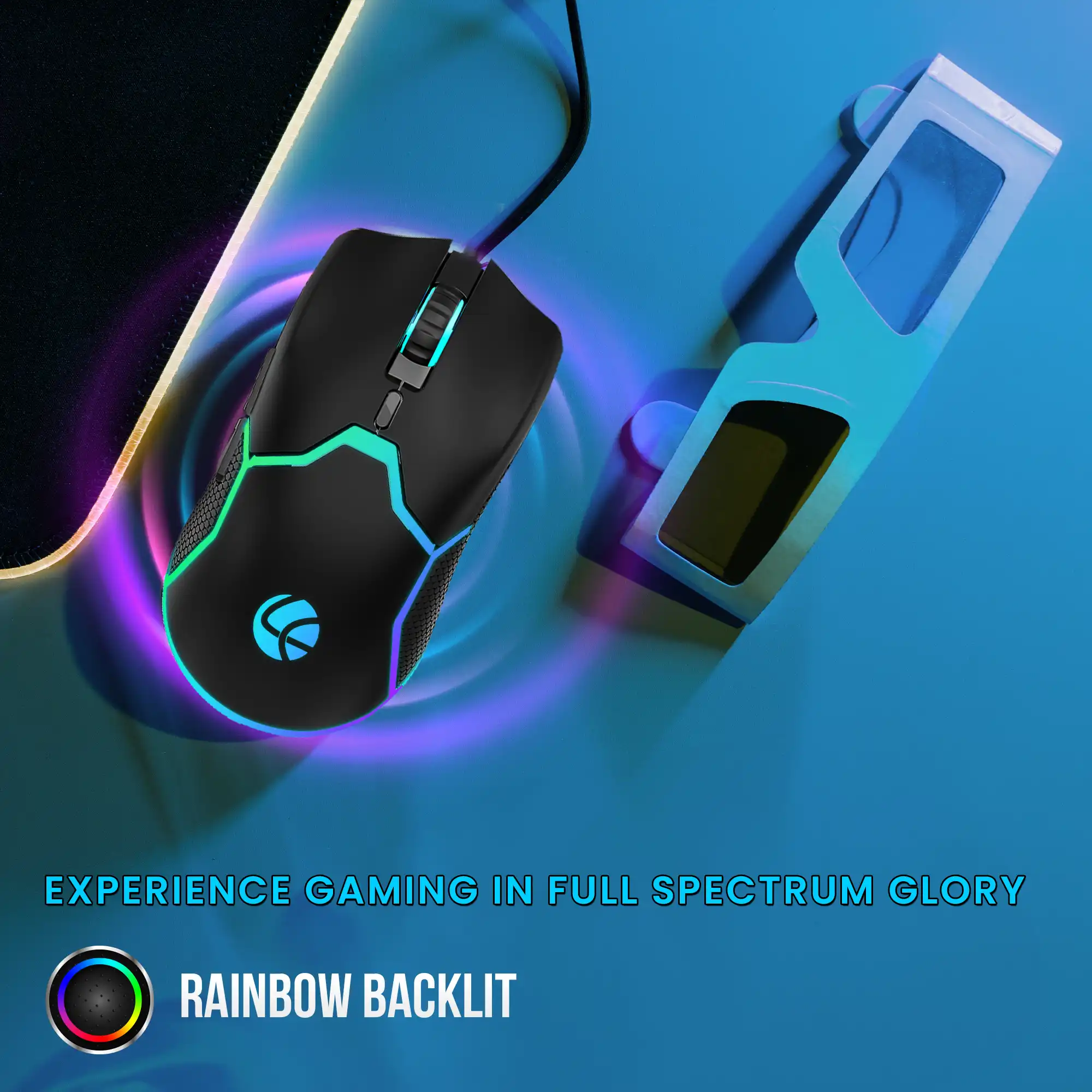 Champ Razor Gaming RBG Mouse 3600dpi (LGM-204) - Image 4