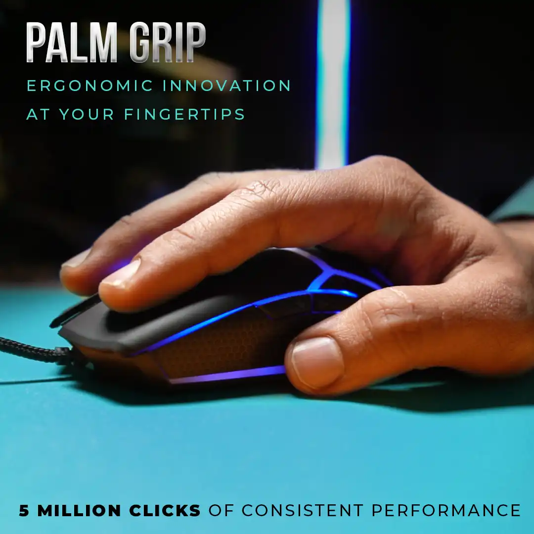 Champ Razor Gaming RBG Mouse 3600dpi (LGM-204) - Image 6