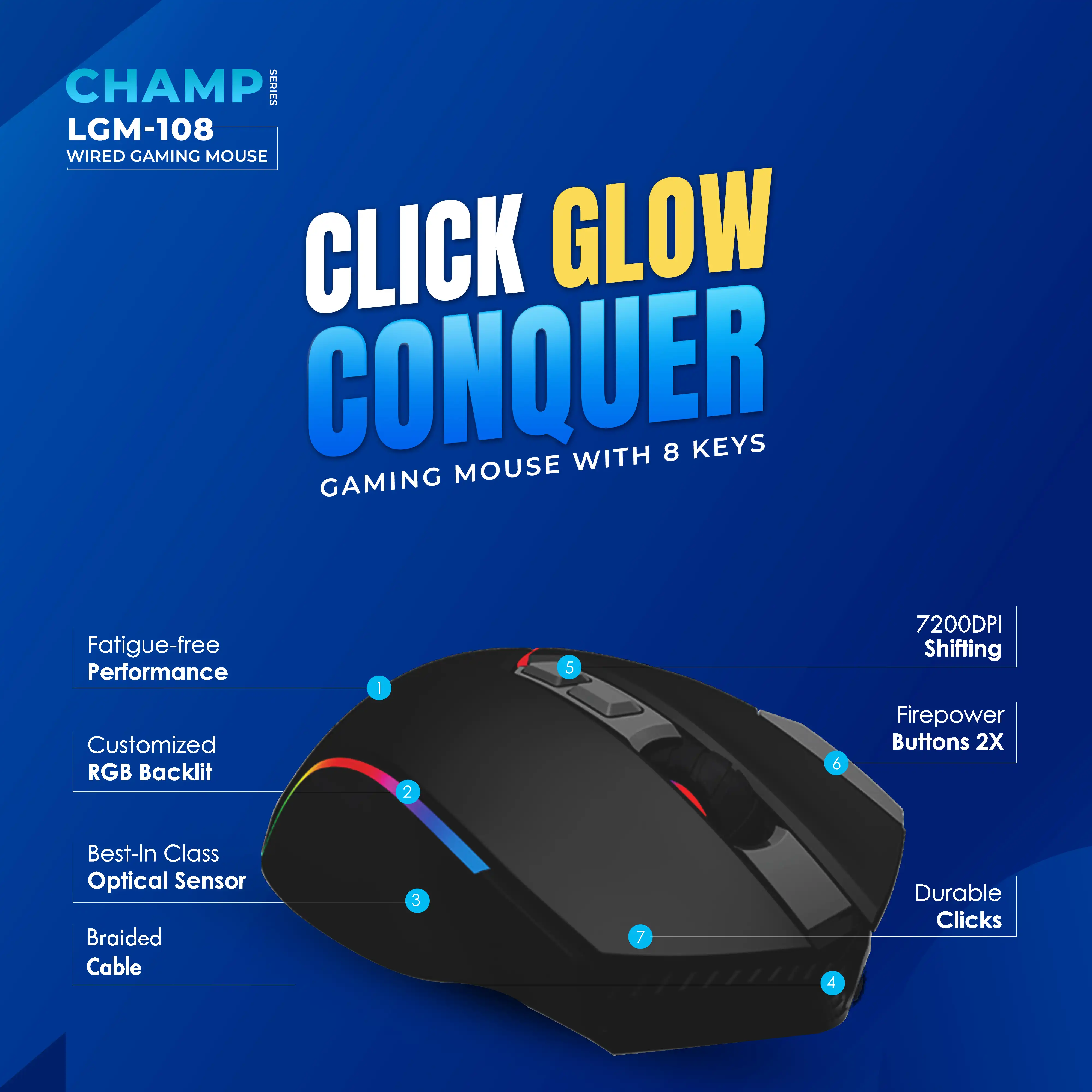 Champ RGB Gaming Mouse - Image 2