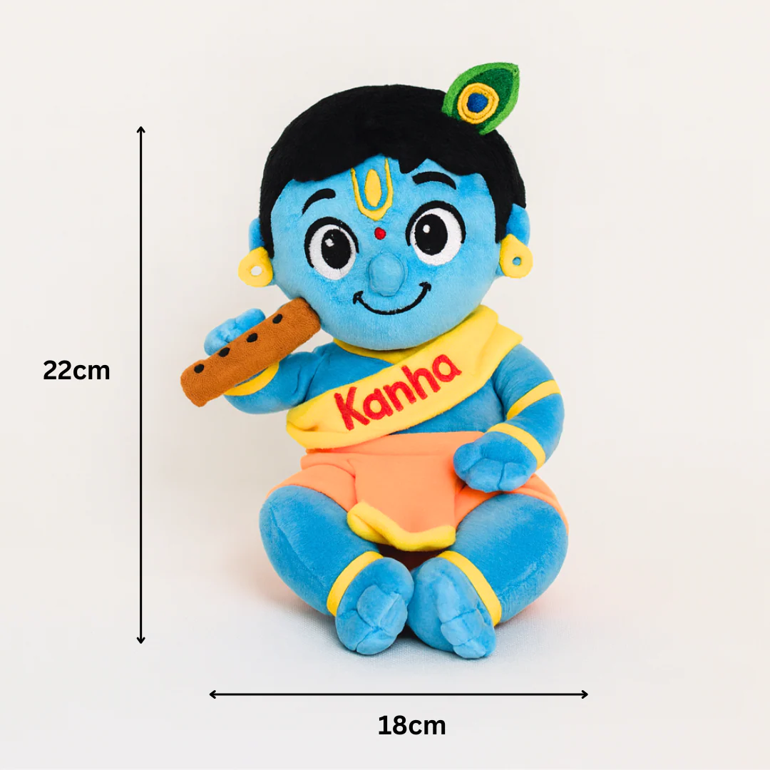Chanting Krishna Soft Toy by Clap Cuddle™- Screen-Free Devotional Play for Kids - Image 5