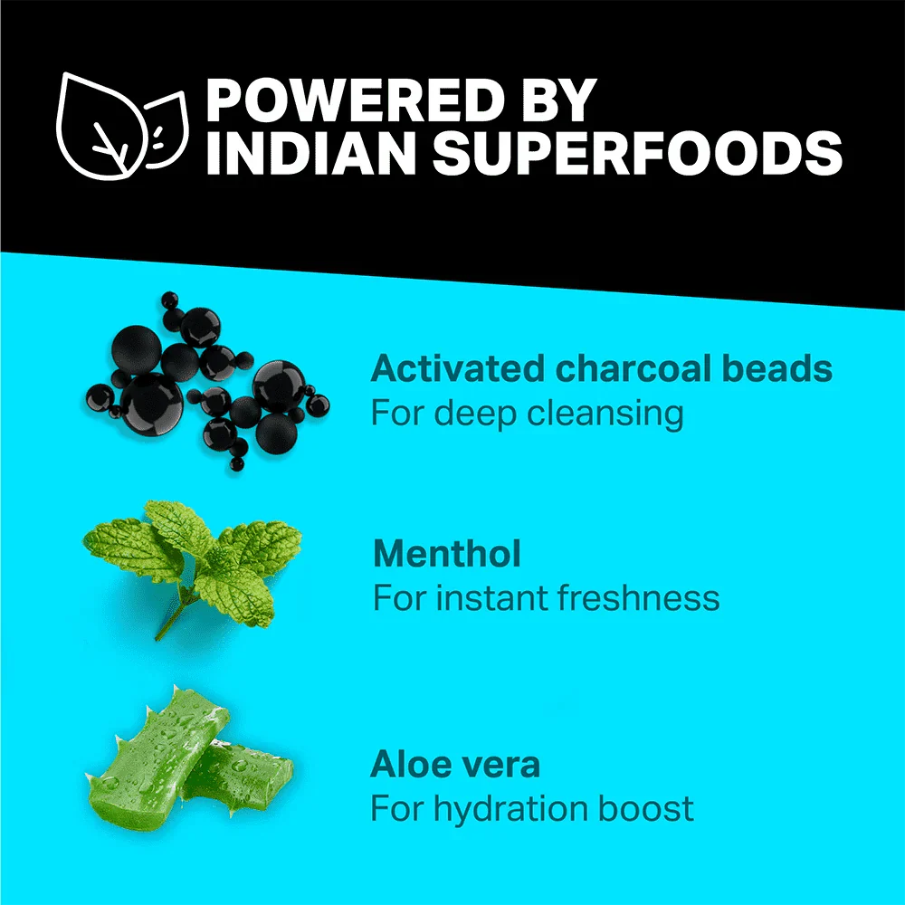 Charcoal Body Wash, 250ml - Image 3