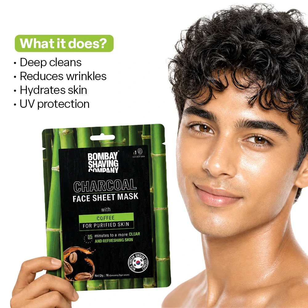 Charcoal Face Sheet Mask - Image 3