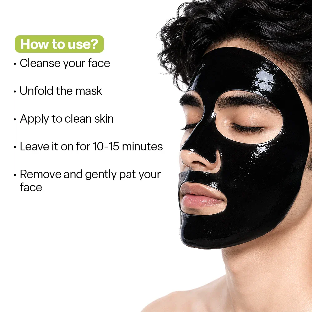 Charcoal Face Sheet Mask - Image 4