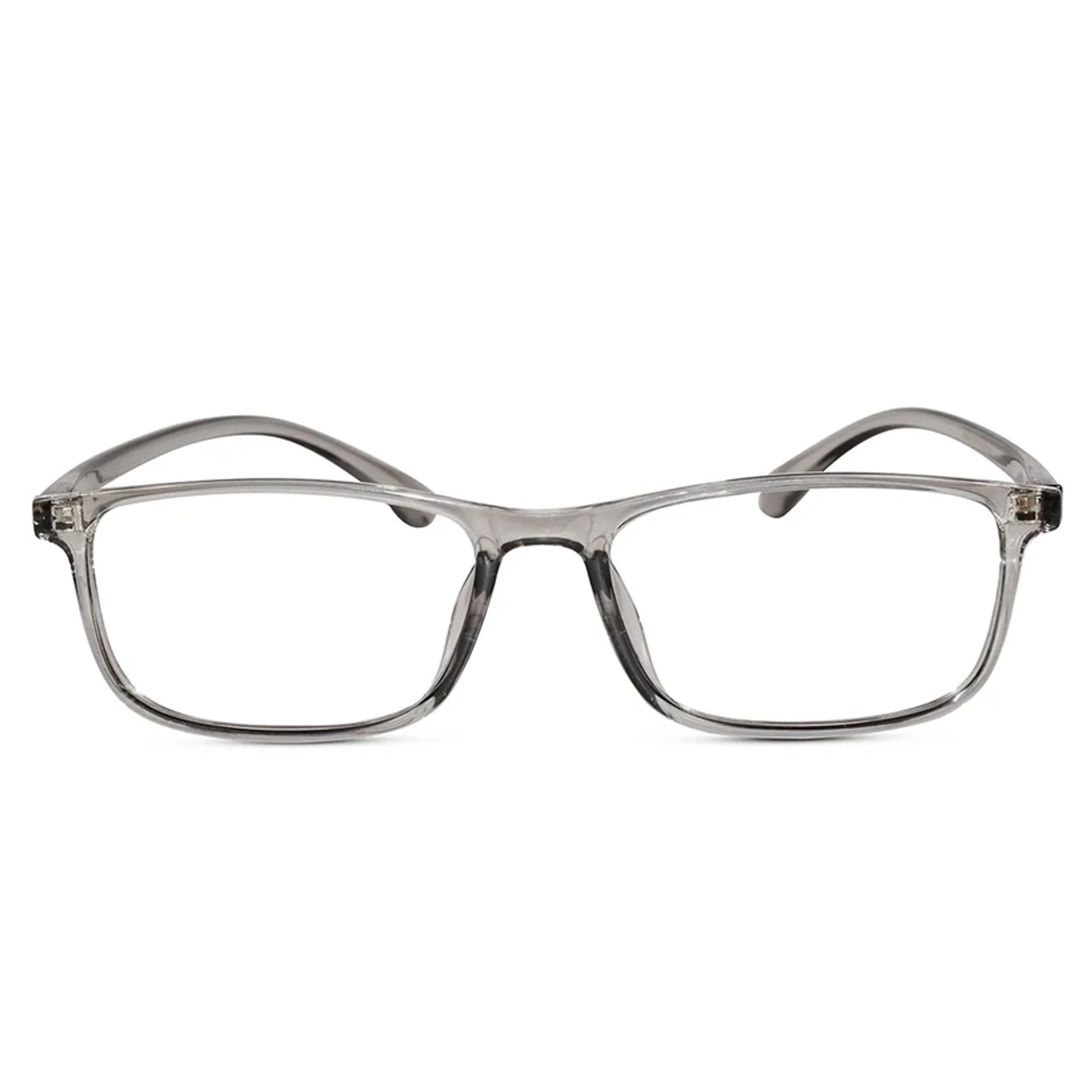 Charcoal Grey Full Rim Rectangular Reading Glasses - Image 2
