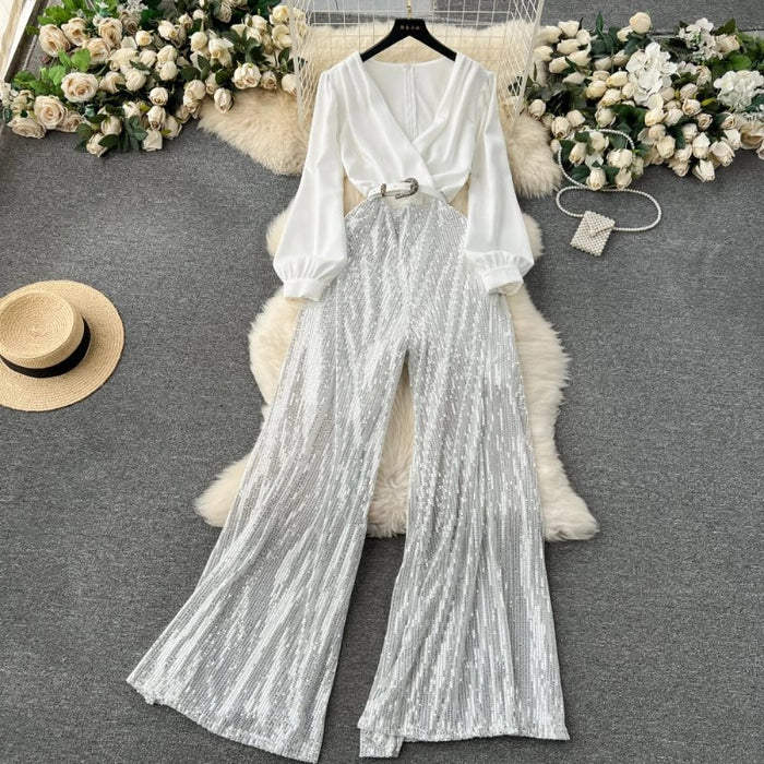 Charlotte Sequin Jumpsuit - Image 3