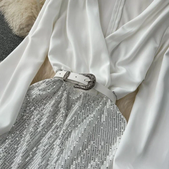 Charlotte Sequin Jumpsuit -SL - Image 6