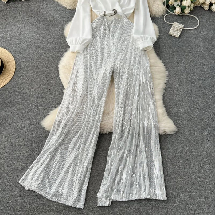 Charlotte Sequin Jumpsuit -SL - Image 7