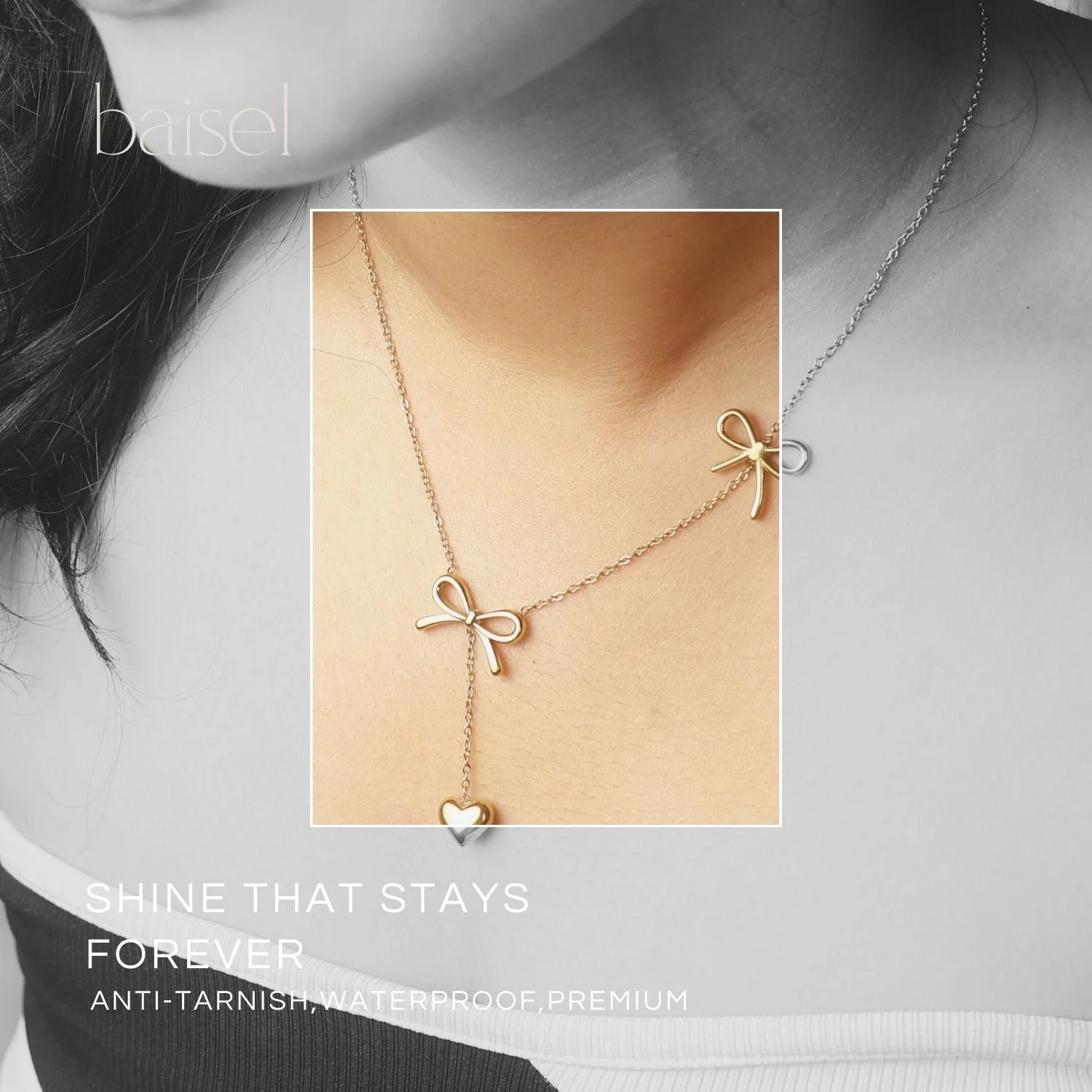 Charm Knot 18K Gold pendant - Image 2