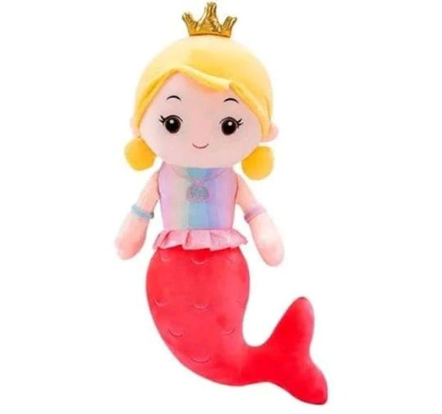 Charming Mermaid Plush Soft Toy for Girls – 30 cm Stuffed Doll, Perfect for Birthdays, Holidays, Room Décor, and Imaginative Play, A Cozy and Lovable Gift Idea for Kids - Image 2