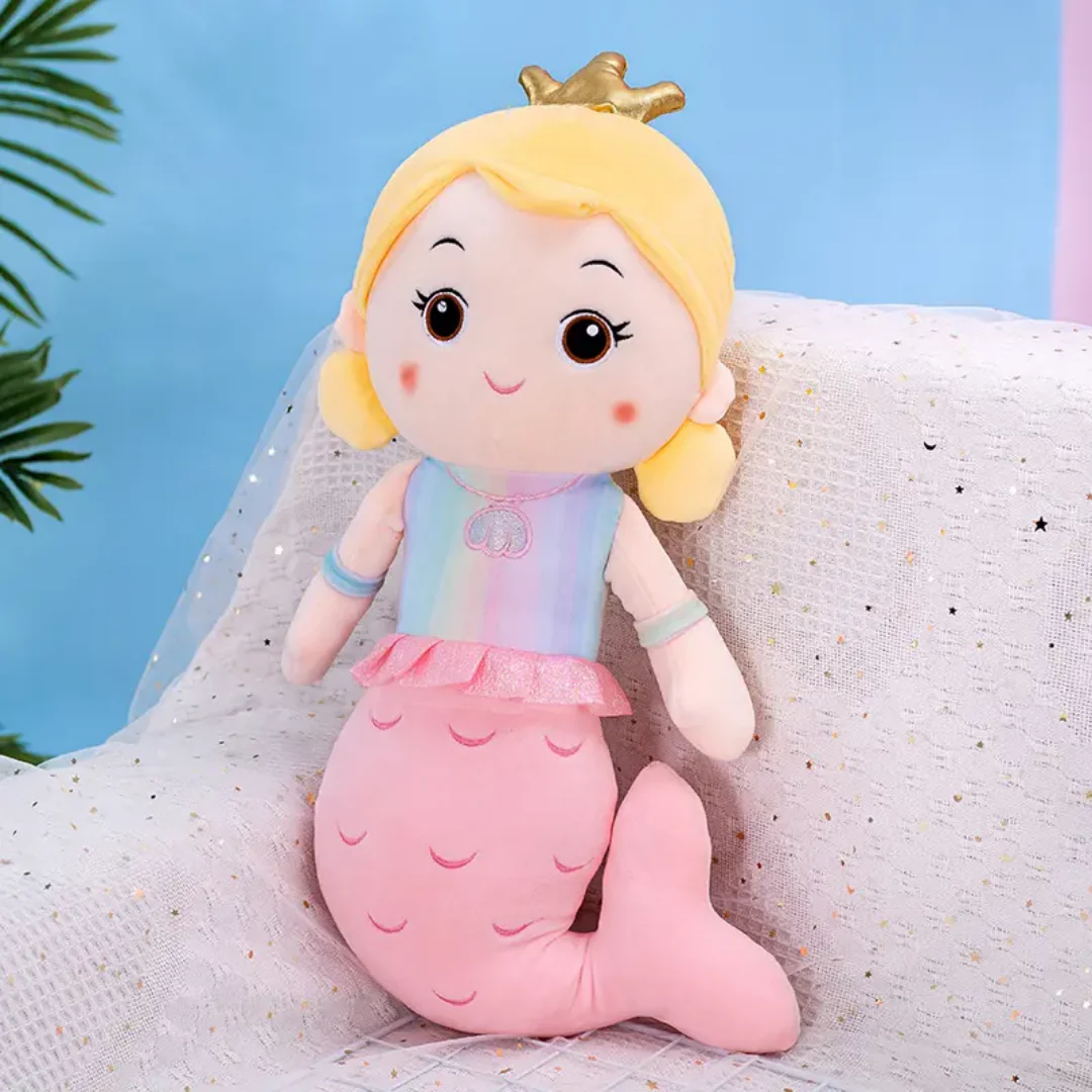 Charming Mermaid Plush Soft Toy for Girls – 30 cm Stuffed Doll, Perfect for Birthdays, Holidays, Room Décor, and Imaginative Play, A Cozy and Lovable Gift Idea for Kids - Image 9