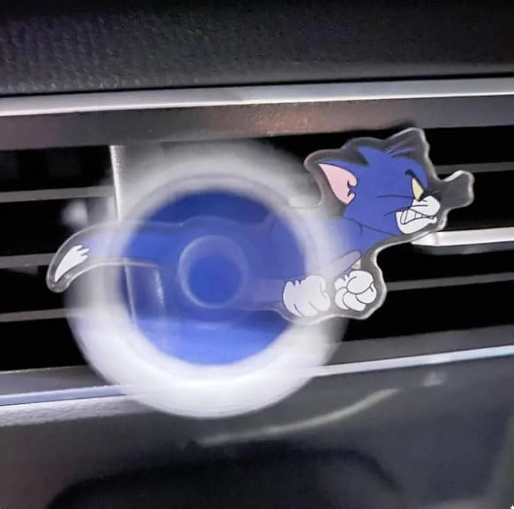Chase: Tom & Jerry AC Vent Spinner – Animated Cat & Mouse Chase Decor for Car Air Vents, Universal Fit for All Vehicles - Image 3