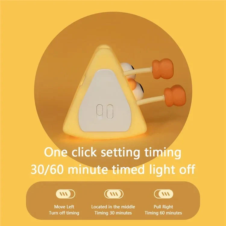 CheeseGlow: Cozy Silicone Cheese Night Lamp – Squishy & Kawaii LED Light for Kids’ Bedroom, Nursery & Bedside - Image 8