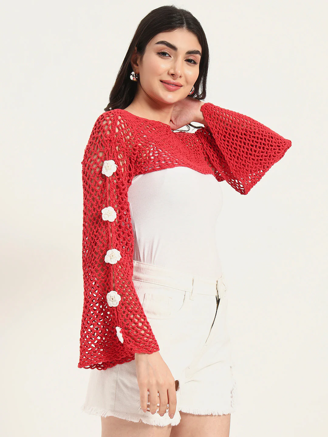 CherryKnit H-Mesh Handmade Top - Image 5