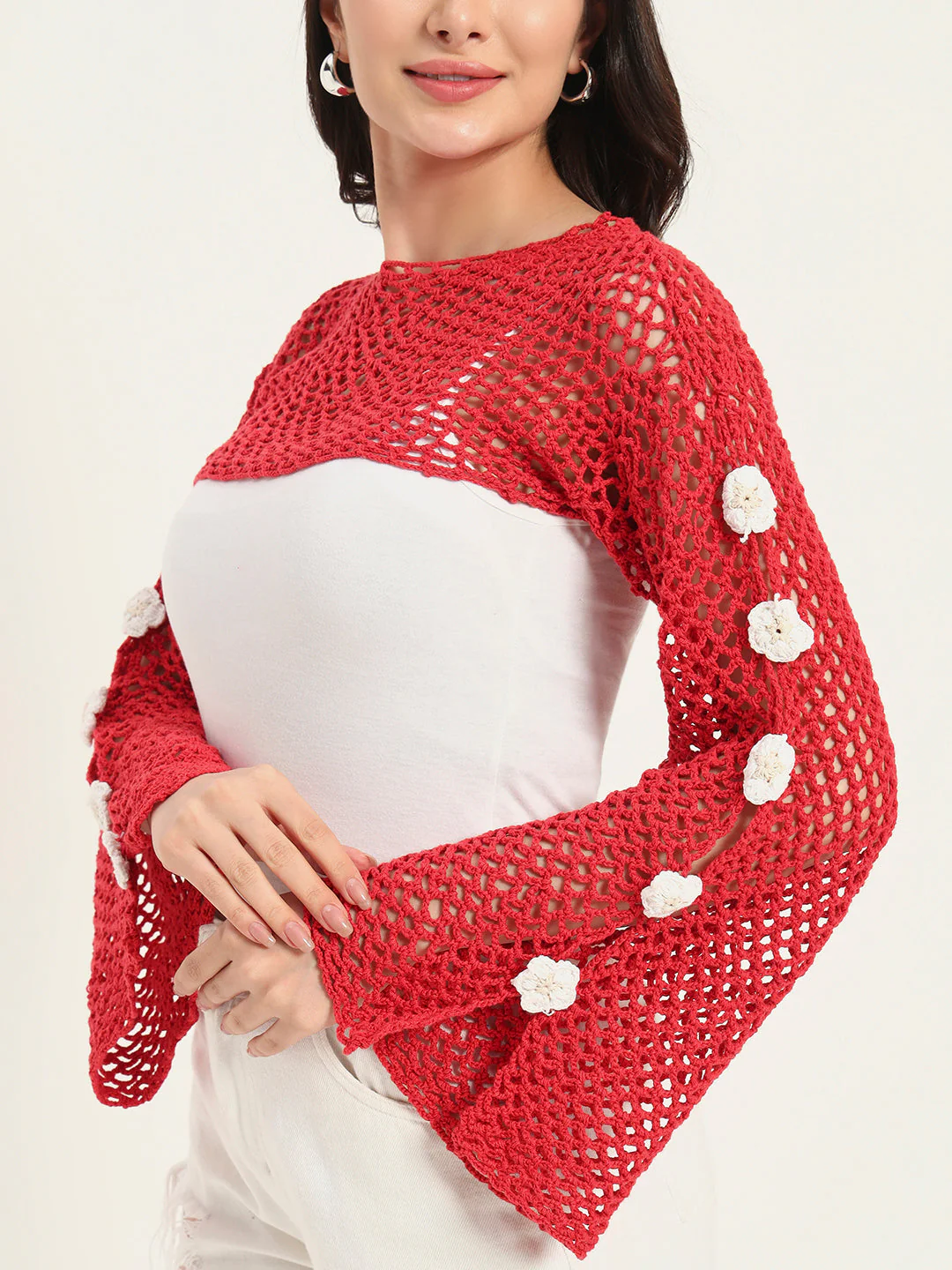 CherryKnit H-Mesh Handmade Top - Image 6