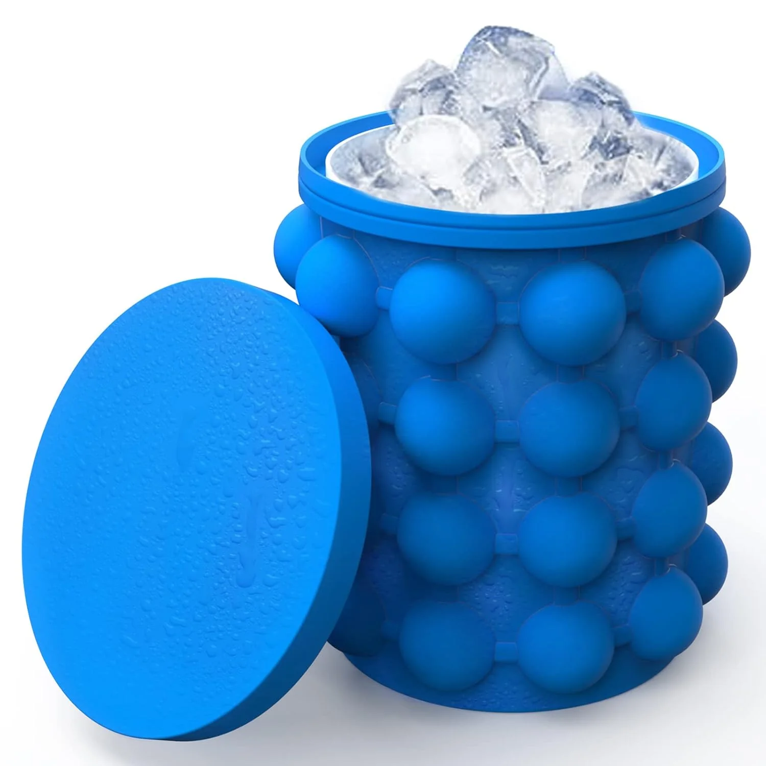 Chillix: 2-in-1 Silicone Ice Cube Bucket with Lid – Ice Tray & Storage Container for Freezers, Cocktails, Whiskey, Cold Beverages & Party Use - Image 9