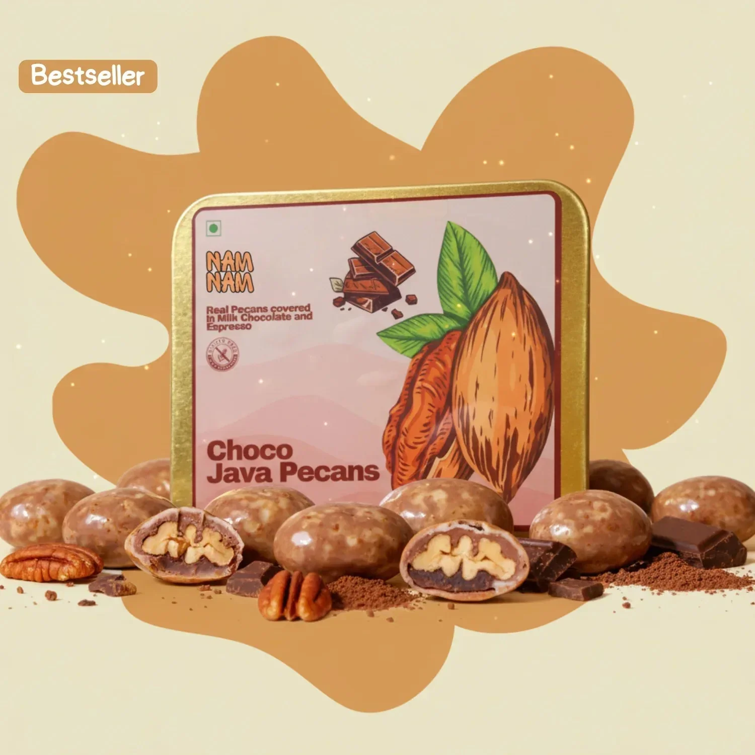 Choco Java Pecans -Pecans Coated in Belgian Couverture and Coffee - Image 12