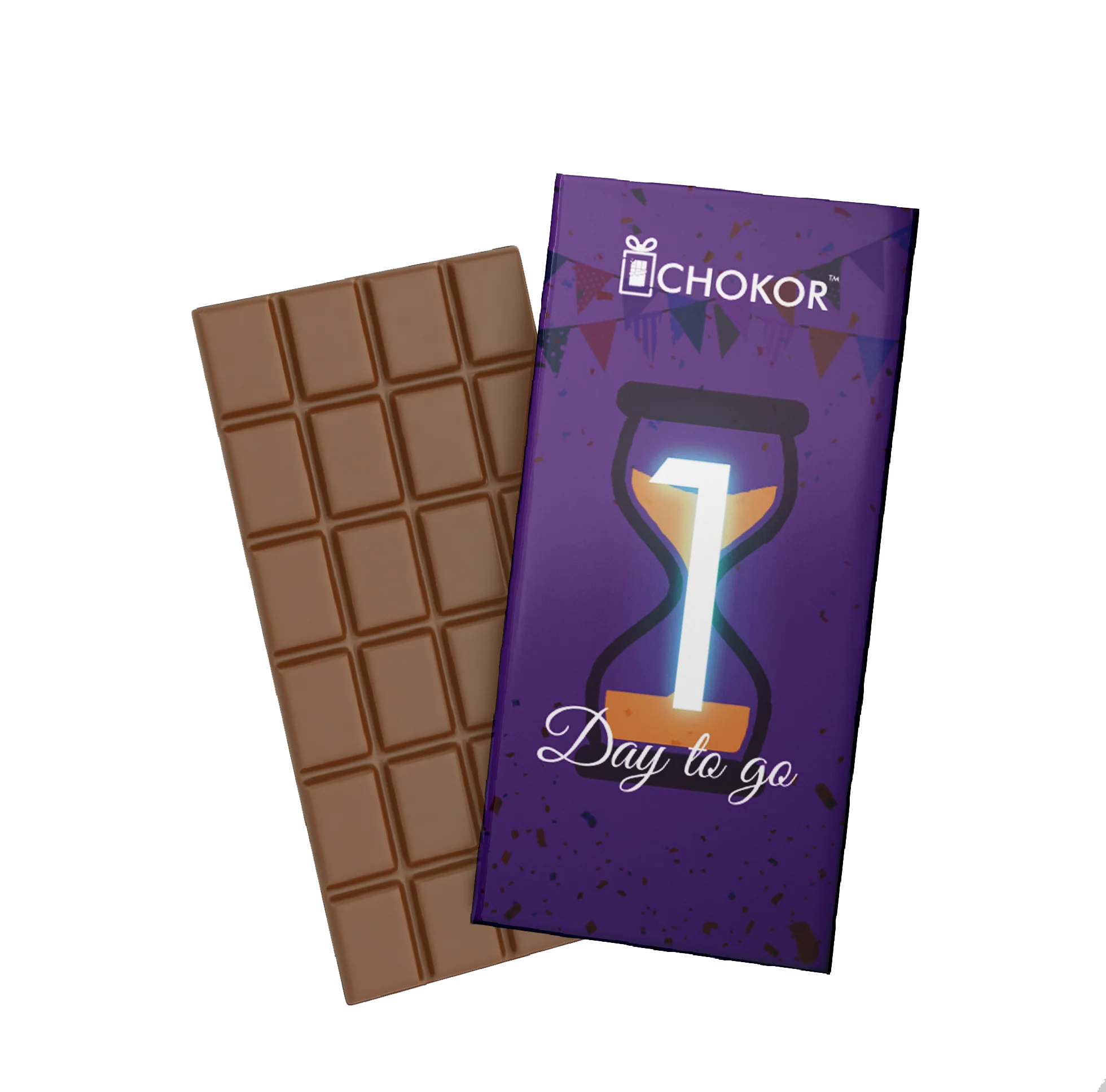 CHOKOR 1 Day To Go Chocolate Gift