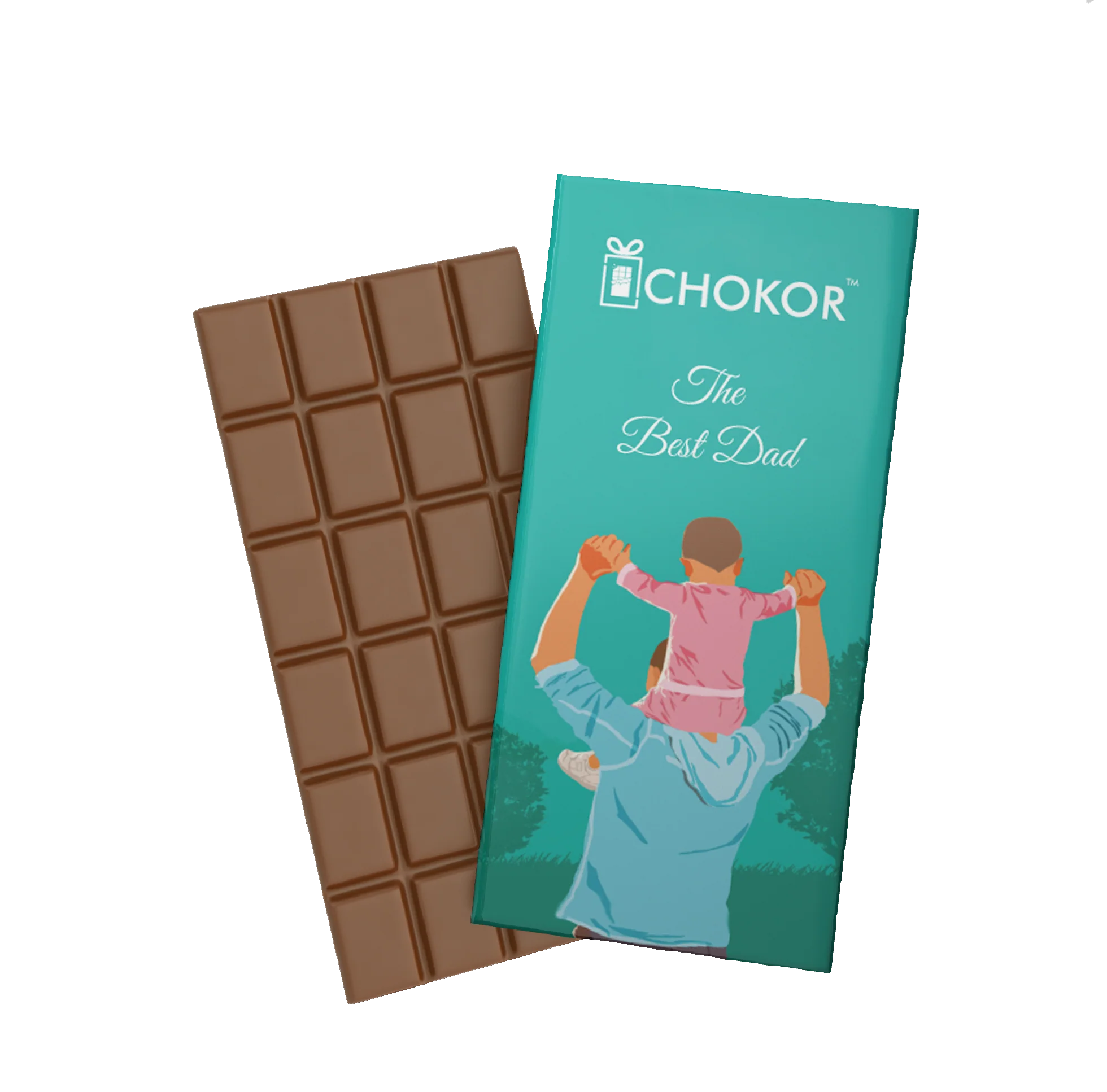 CHOKOR Artisanal Best Dad Chocolate Gift
