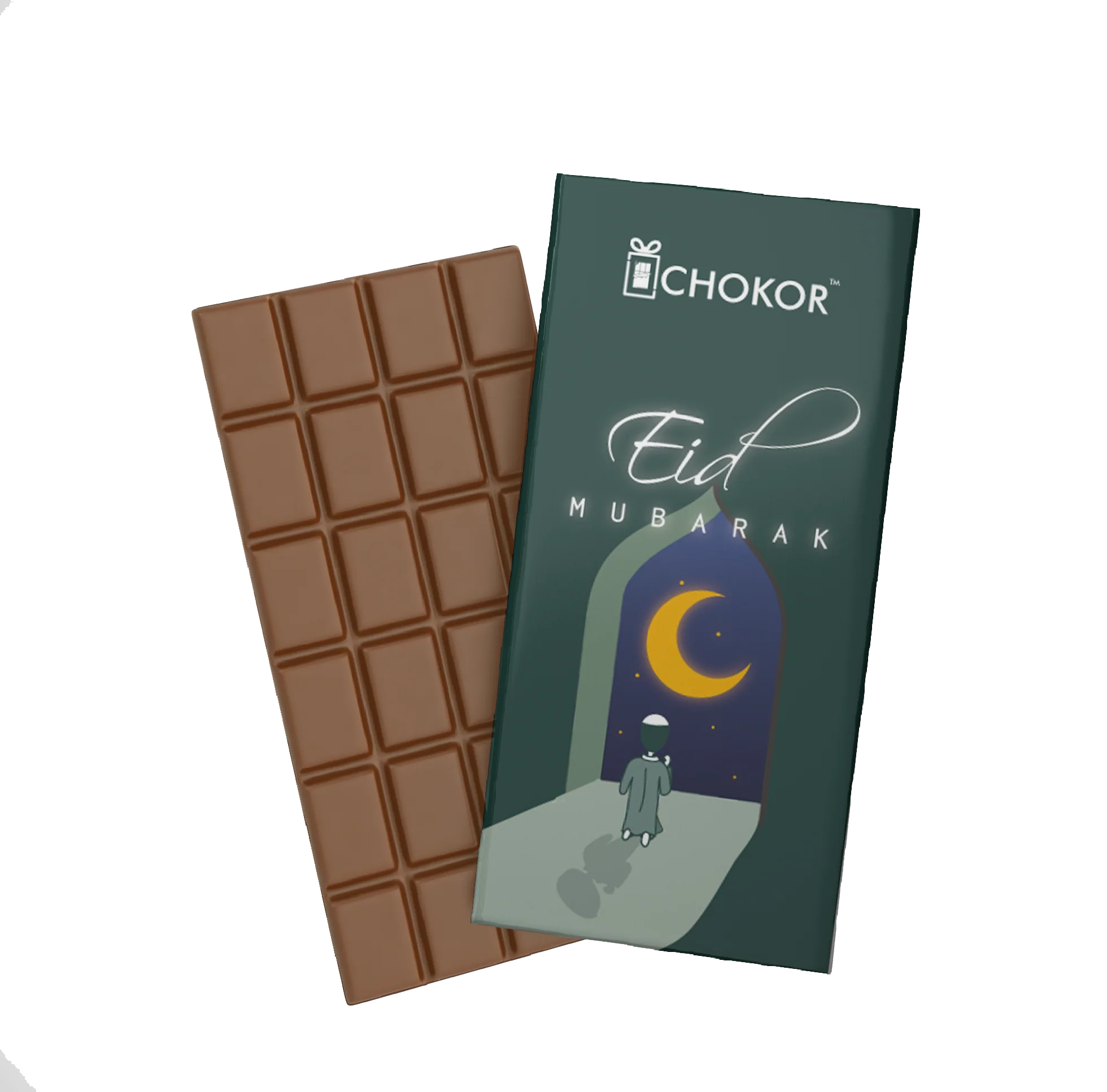 CHOKOR Artisanal Eid Mubarak Chocolate Gift
