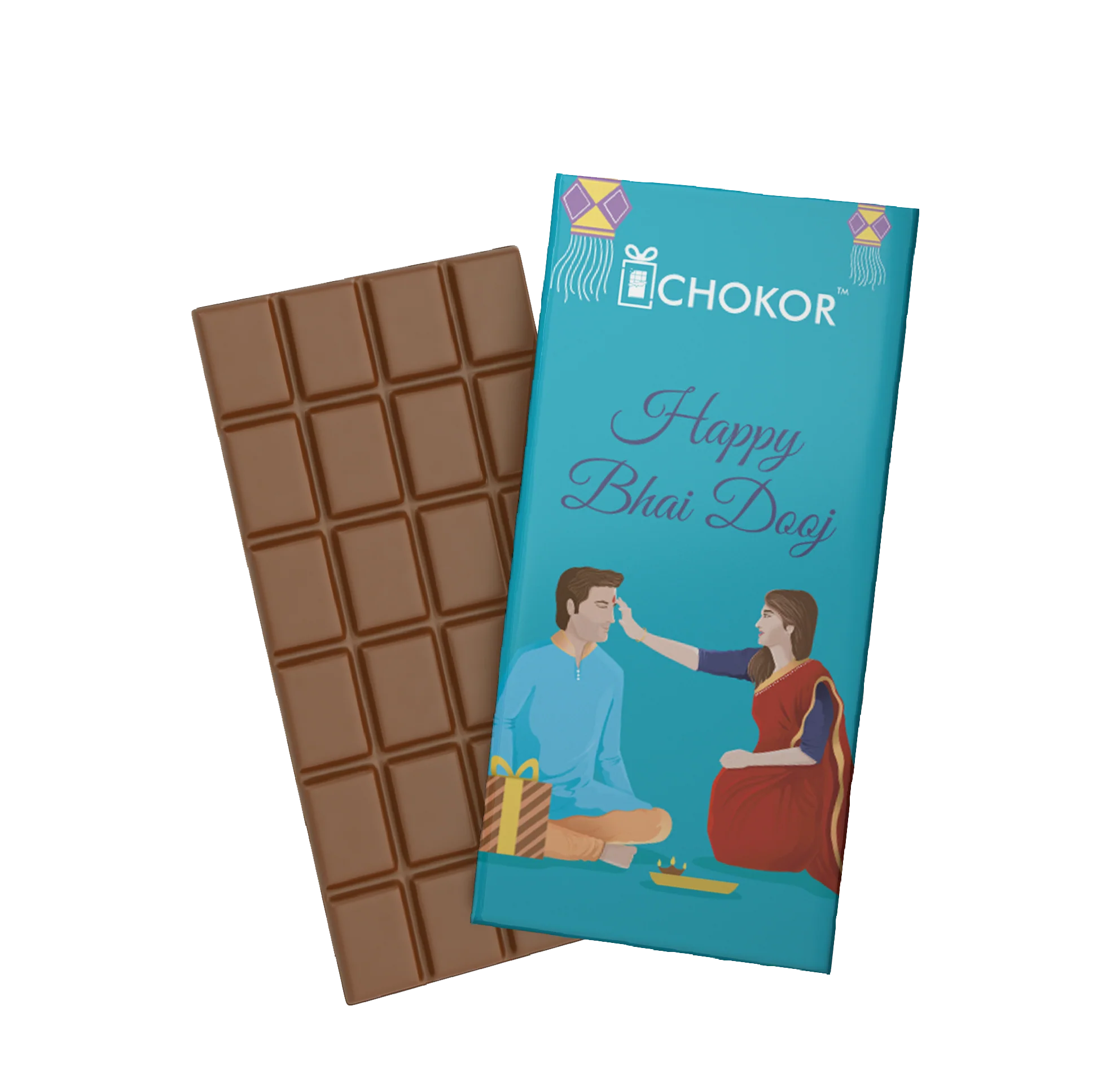 CHOKOR Artisanal Happy Bhai Dooj Chocolate Gift