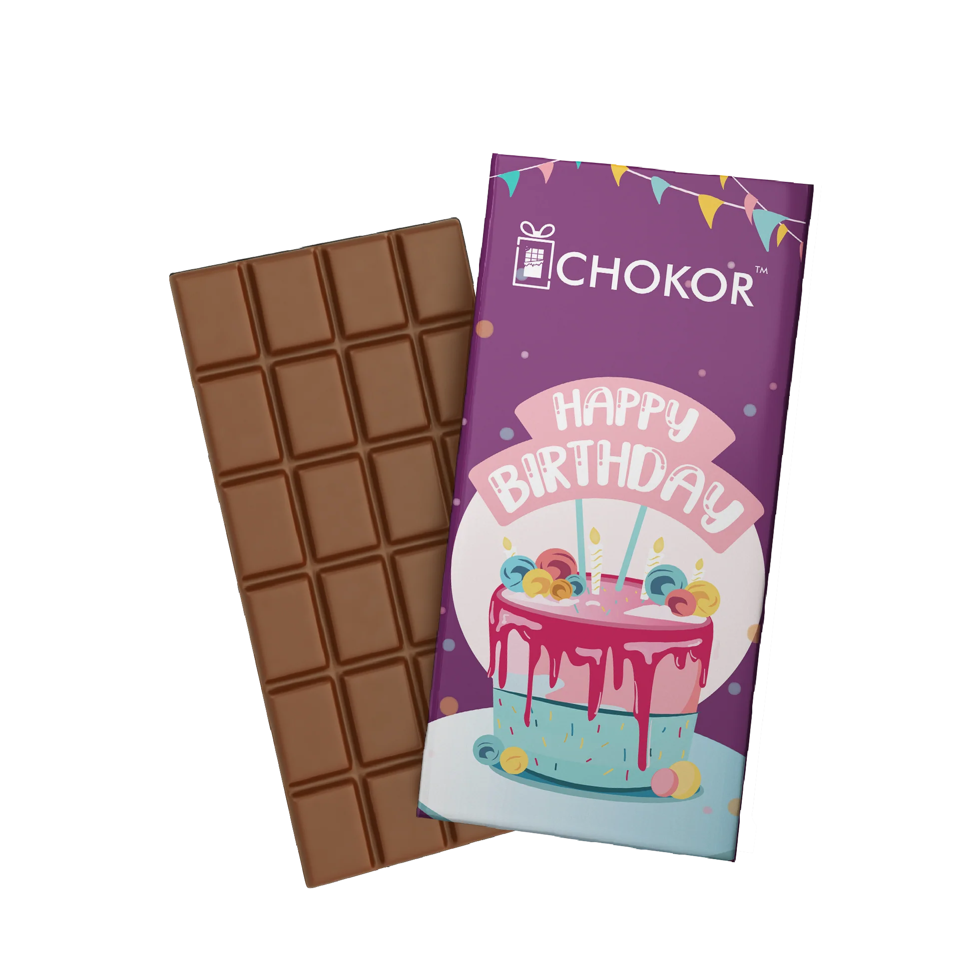 CHOKOR Artisanal Happy Birthday Chocolate Gift