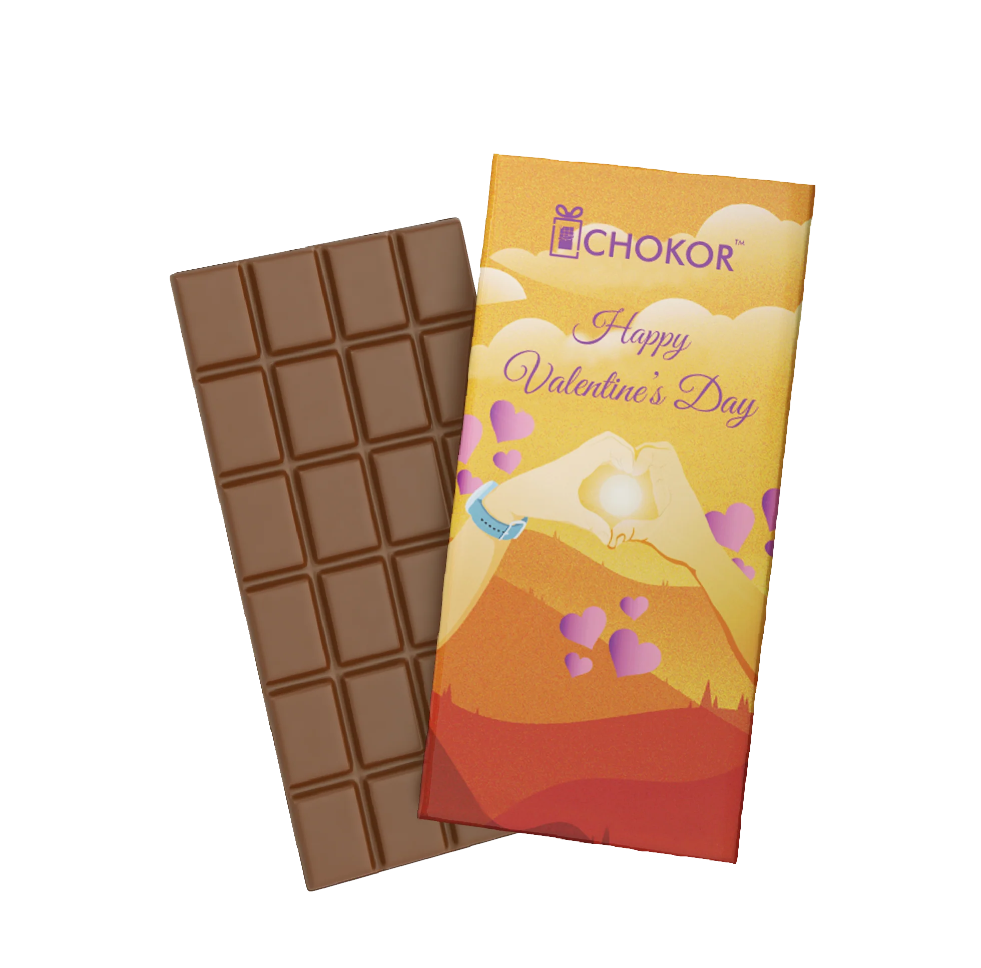 CHOKOR Happy Valentines Day Chocolate Gift