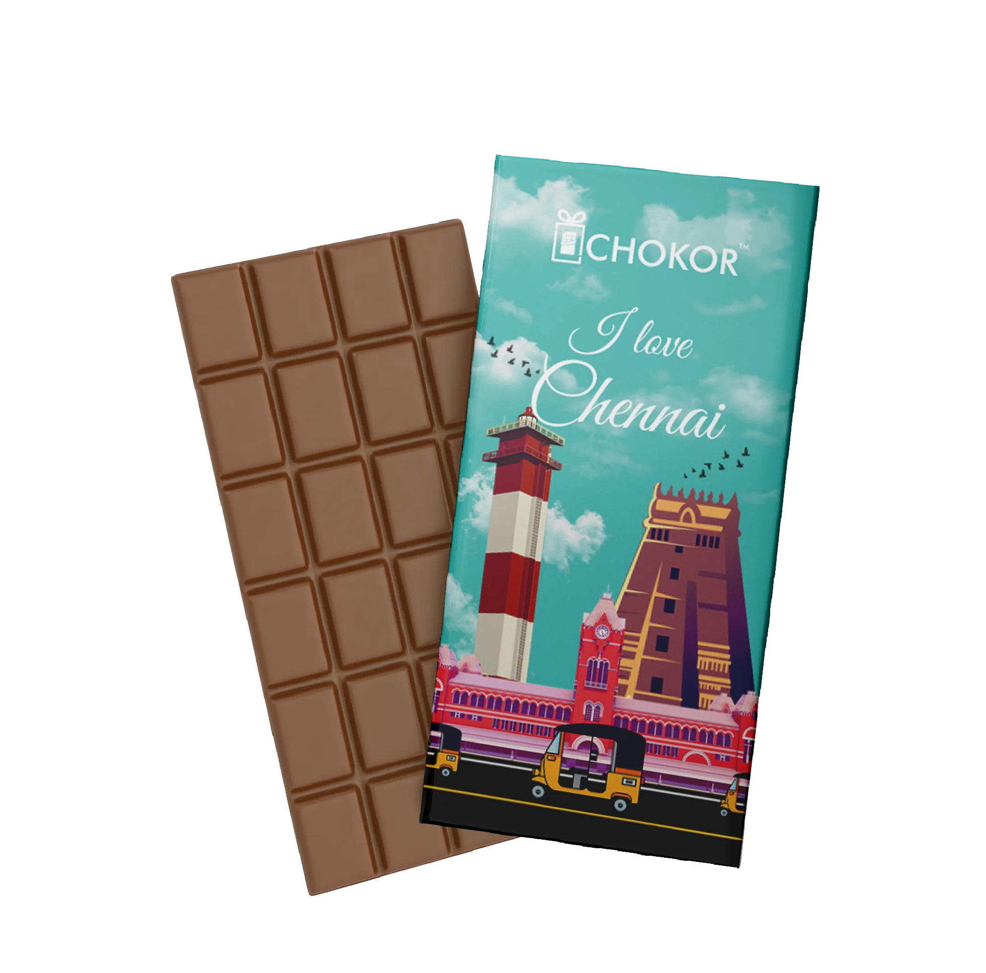 CHOKOR I Love Chennai Chocolate Gift